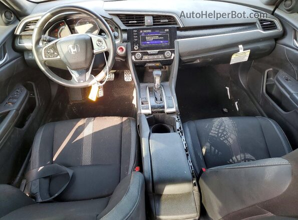 19XFC2F84KE025861 2019 HONDA CIVIC Black წინა პანელის ხედი