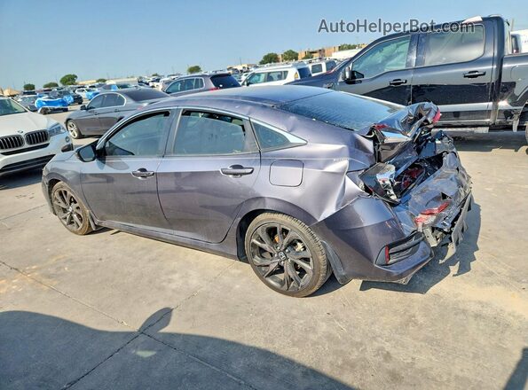 19XFC2F84KE039940 2019 HONDA CIVIC Gray Rear left