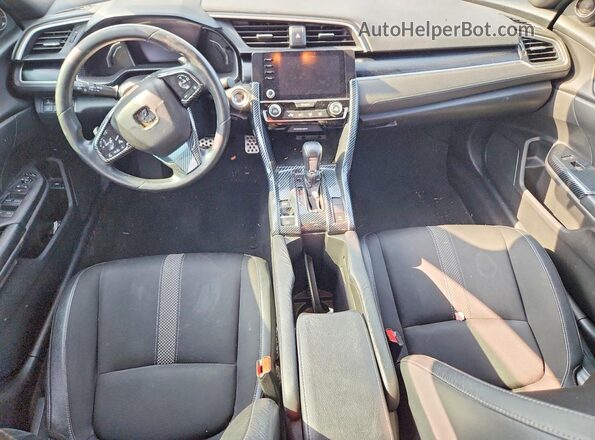 19XFC2F84KE039940 2019 HONDA CIVIC Gray Dashboard view