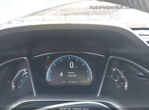 19XFC2F85GE043793 2016 HONDA CIVIC Black Vista de los asientos traseros