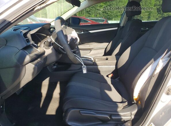 19XFC2F85HE021083 2017 HONDA CIVIC Silver Widok wnętrza z przodu