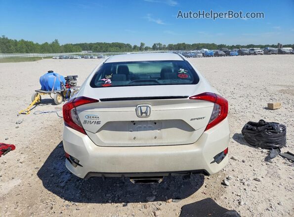 19XFC2F85KE029305 2019 HONDA CIVIC White Rear view