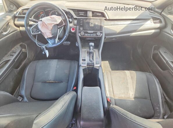 19XFC2F85KE029305 2019 HONDA CIVIC White Dashboard view