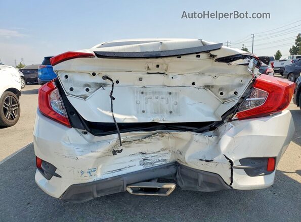 19XFC2F85KE204507 2019 HONDA CIVIC White Widok z tyłu