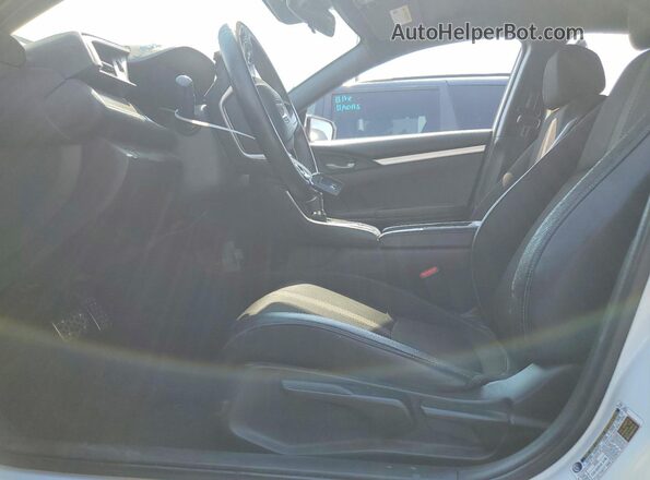 19XFC2F85KE204507 2019 HONDA CIVIC White Widok wnętrza z przodu