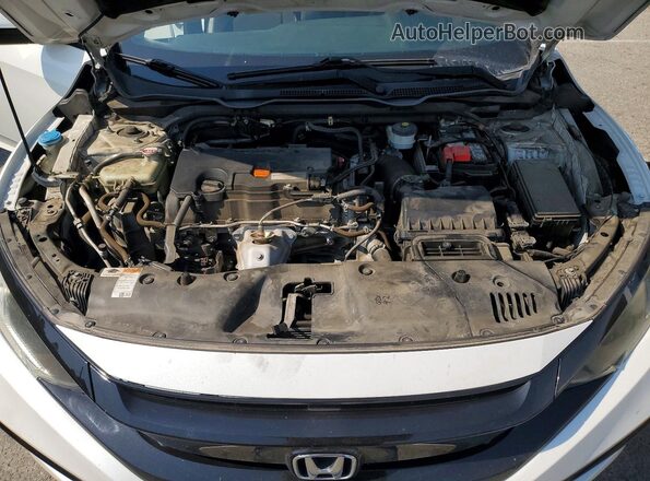 19XFC2F85KE204507 2019 HONDA CIVIC White Widok wnętrza z tyłu