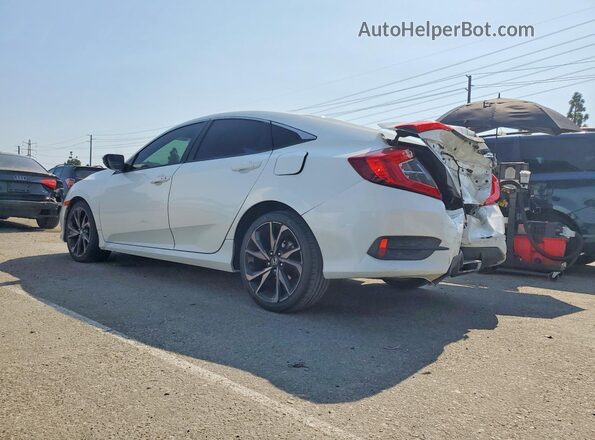 19XFC2F85KE204507 2019 HONDA CIVIC White Tył lewy