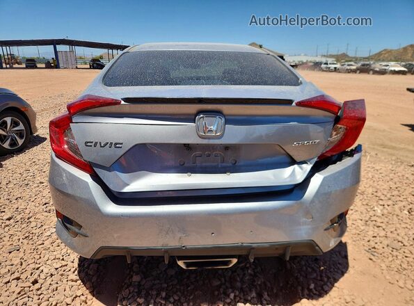 19XFC2F85LE000761 2020 HONDA CIVIC Серебряный Вид сзади