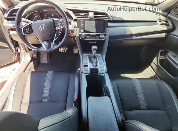 19XFC2F85LE000761 2020 HONDA CIVIC Серебряный Вид панели приборов
