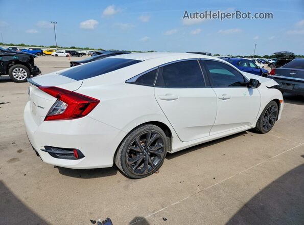19XFC2F85LE008195 2020 HONDA CIVIC White Задня права чверть