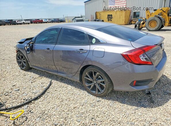 19XFC2F85LE012781 2020 HONDA CIVIC Gray Rear left