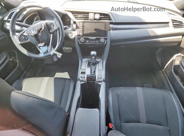 19XFC2F85LE012781 2020 HONDA CIVIC Gray Dashboard view
