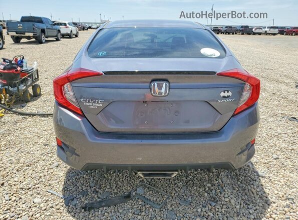 19XFC2F85LE012781 2020 HONDA CIVIC Gray Rear view