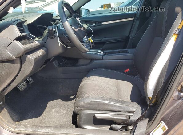 19XFC2F85LE012781 2020 HONDA CIVIC Gray Front interior view