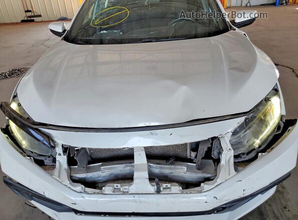 19XFC2F85LE028298 2020 HONDA CIVIC White Widok wnętrza z tyłu