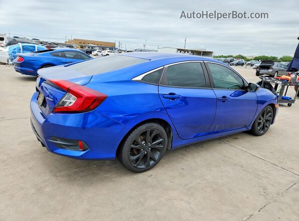 19XFC2F85LE030410 2020 HONDA CIVIC Blue Задня права чверть