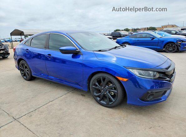 19XFC2F85LE030410 2020 HONDA CIVIC Blue Передня права чверть