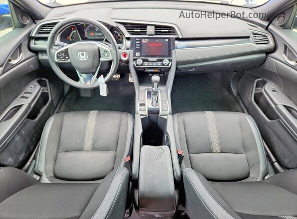 19XFC2F85LE030410 2020 HONDA CIVIC Blue Вид панелі приладів