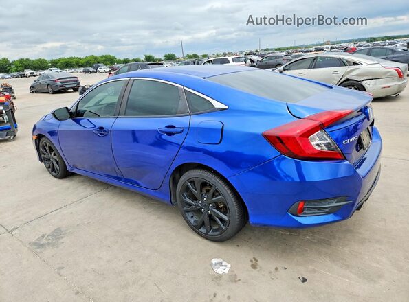 19XFC2F85LE030410 2020 HONDA CIVIC Blue Задня ліва чверть