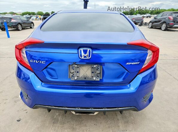 19XFC2F85LE030410 2020 HONDA CIVIC Blue Вид ззаду