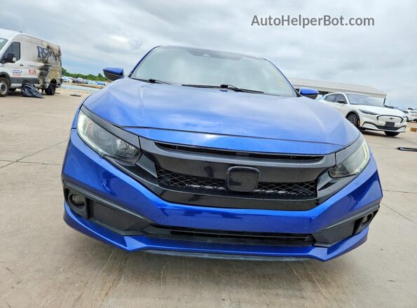 19XFC2F85LE030410 2020 HONDA CIVIC Blue Вид спереду
