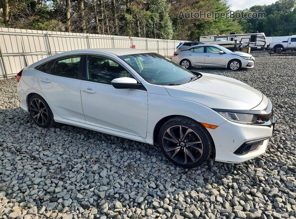 19XFC2F85ME202565 2021 HONDA CIVIC White Передня права чверть
