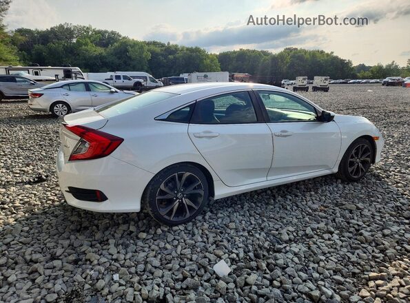 19XFC2F85ME202565 2021 HONDA CIVIC White Задня права чверть