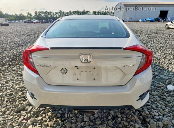 19XFC2F85ME202565 2021 HONDA CIVIC White Вид ззаду