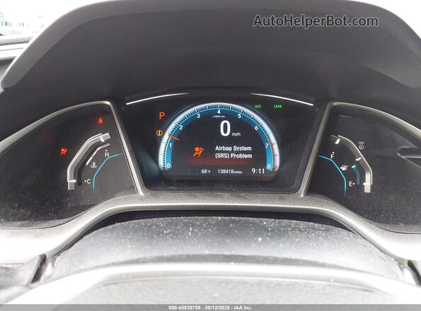 19XFC2F86GE001309 2016 HONDA CIVIC Серебряный Вид задних сидений