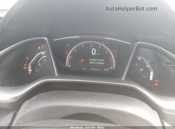 19XFC2F86KE001562 2019 HONDA CIVIC Blue Հետևի նստատեղերի տեսք