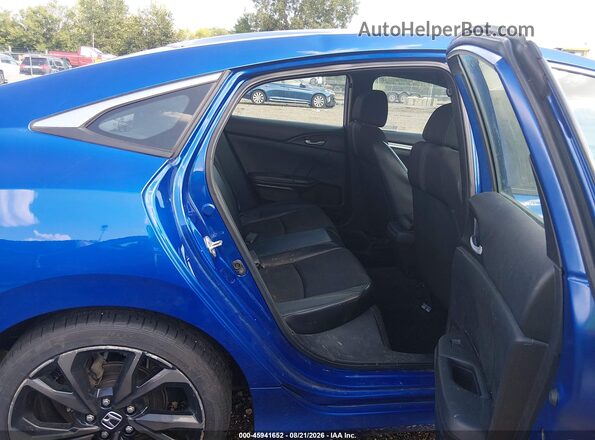 19XFC2F86KE001562 2019 HONDA CIVIC Blue VIN կոդի պիտակի տեսք