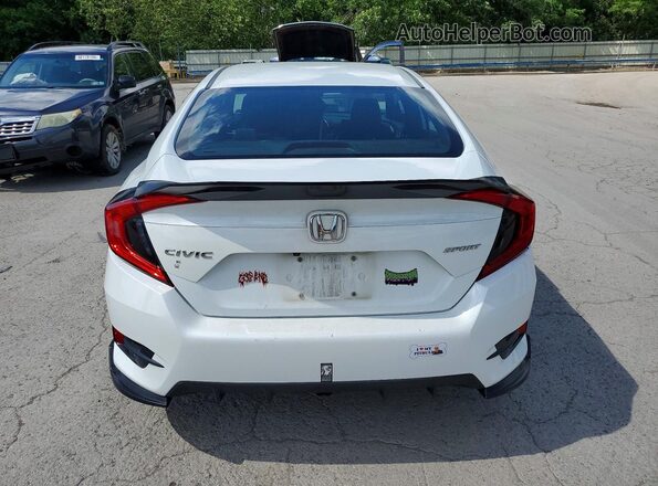 19XFC2F86LE030061 2020 HONDA CIVIC White Vista trasera