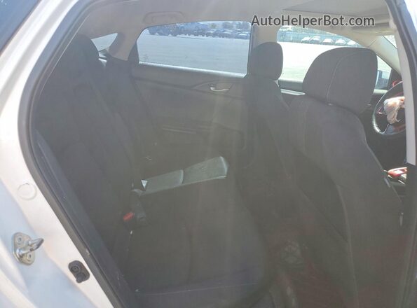19XFC2F87HE224007 2017 HONDA CIVIC White Rear seats view