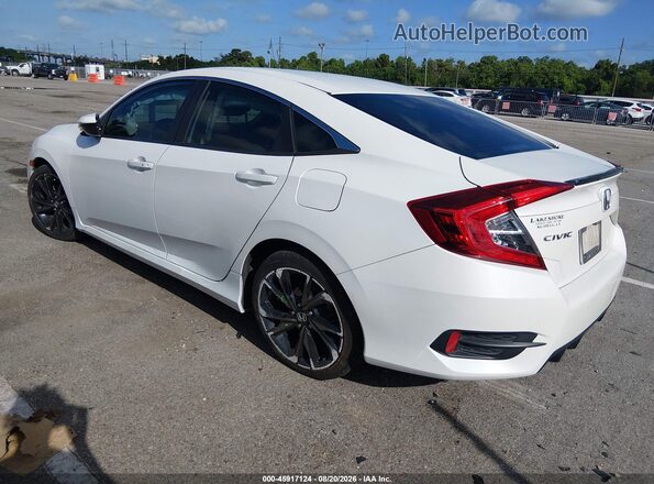 19XFC2F87KE008293 2019 HONDA CIVIC White უკანა მარცხენა