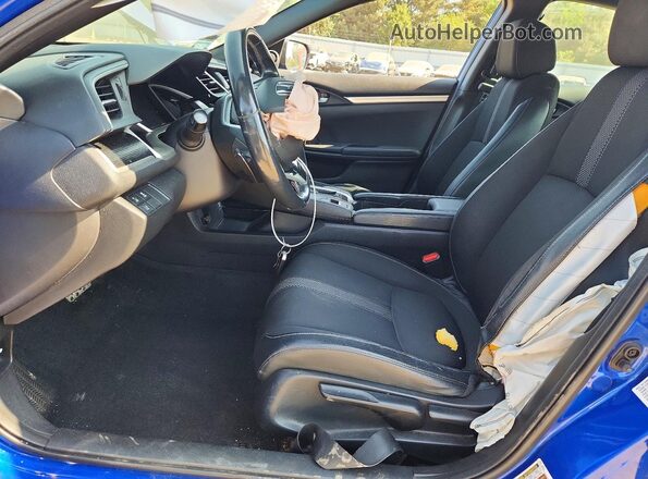 19XFC2F87KE022131 2019 HONDA CIVIC Синий Вид салона спереди