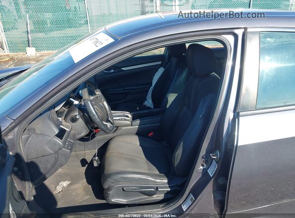 19XFC2F87KE025529 2019 HONDA CIVIC Gray Вид салону спереду