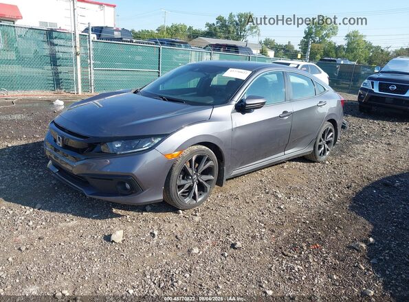 19XFC2F87KE025529 2019 HONDA CIVIC Gray Передня ліва чверть