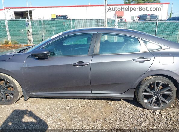 19XFC2F87KE025529 2019 HONDA CIVIC Gray 