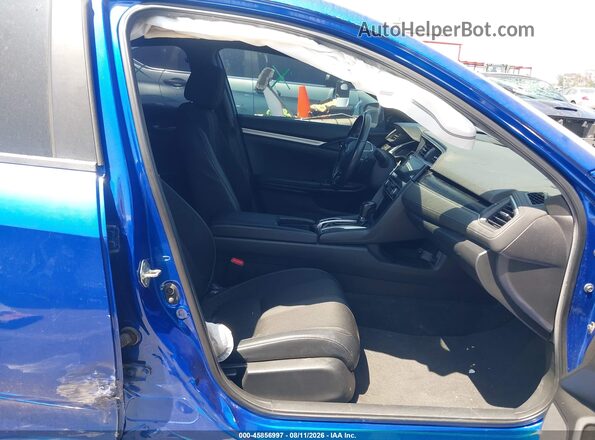 19XFC2F87KE210566 2019 HONDA CIVIC Blue Front interior view