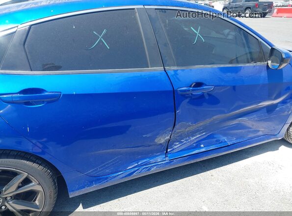 19XFC2F87KE210566 2019 HONDA CIVIC Blue 