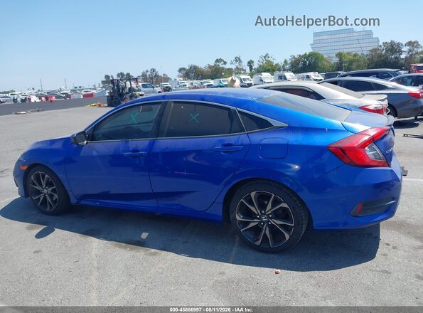 19XFC2F87KE210566 2019 HONDA CIVIC Blue 360 interior view