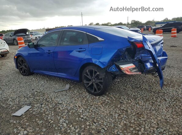 19XFC2F87LE008036 2020 HONDA CIVIC Blue Rear left
