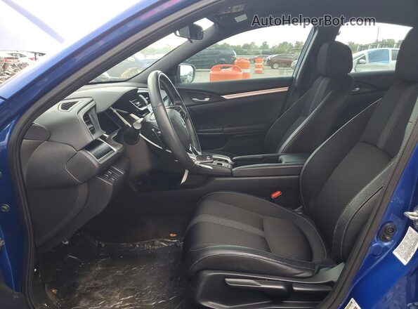 19XFC2F87LE008036 2020 HONDA CIVIC Blue Front interior view