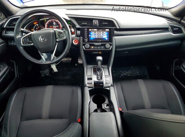 19XFC2F87LE008036 2020 HONDA CIVIC Blue Dashboard view