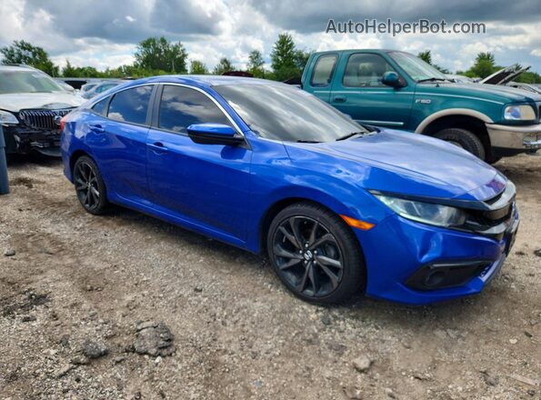 19XFC2F87LE027735 2020 HONDA CIVIC Blue Առջևի աջ