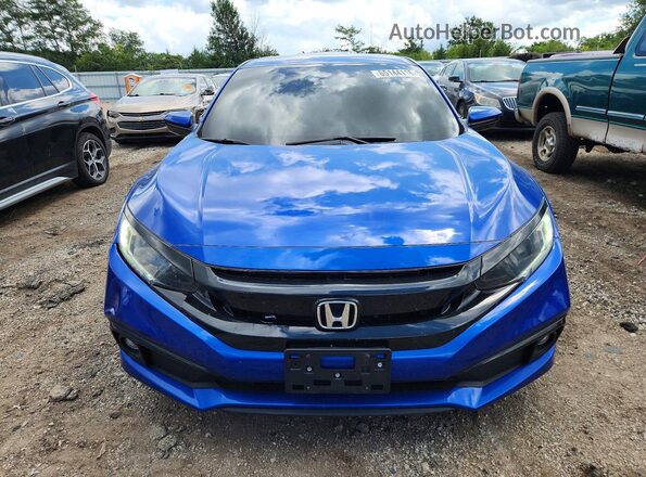 19XFC2F87LE027735 2020 HONDA CIVIC Blue Դիմացի տեսք
