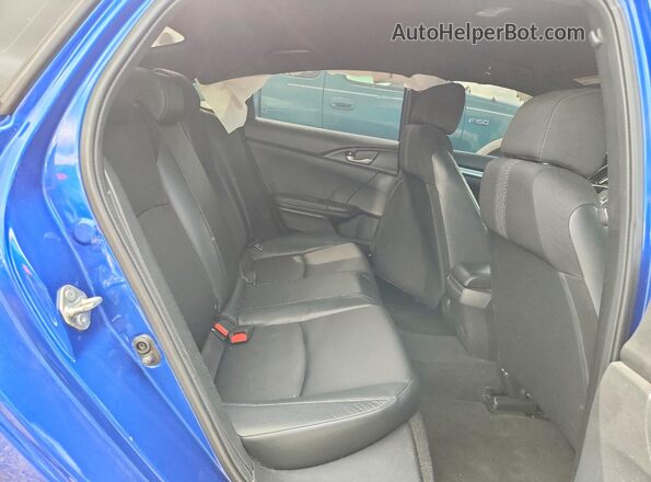 19XFC2F87LE027735 2020 HONDA CIVIC Blue Հետևի նստատեղերի տեսք