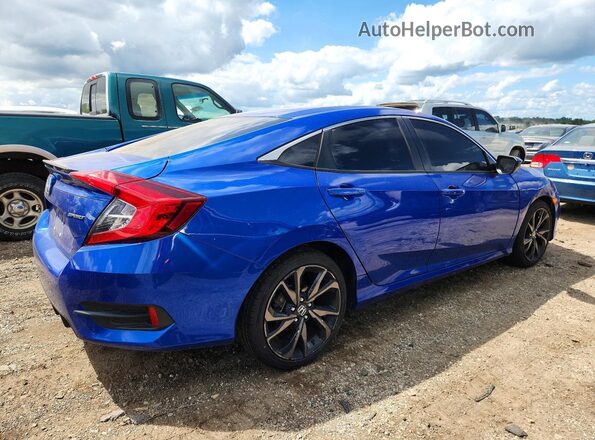 19XFC2F87LE027735 2020 HONDA CIVIC Blue Հետևի աջ