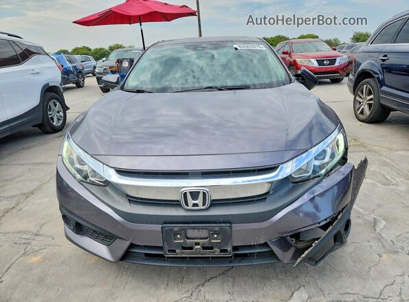 19XFC2F88GE073595 2016 HONDA CIVIC Gray წინა ხედი