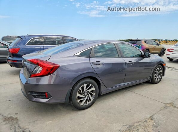 19XFC2F88GE073595 2016 HONDA CIVIC Gray უკანა მარჯვენა